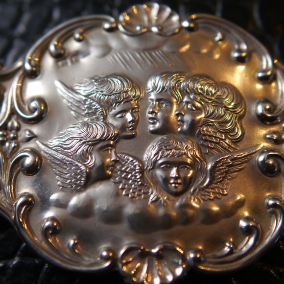 Antique Hallmarked Silver Reynolds Angels Christening Belt, Baptism Belt, Bab… - Picture 3 of 12